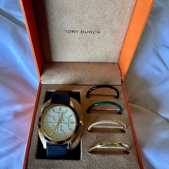 Tory Burch Watch Set – Interchangeable Bezels – Complete in Box - Picture 9 of 10